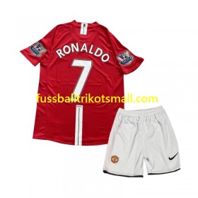 Fußballtrikots Manchester United Cristiano Ronaldo 7 2007 Retro Kinder Kurzarm Heimtrikotsatz kaufen